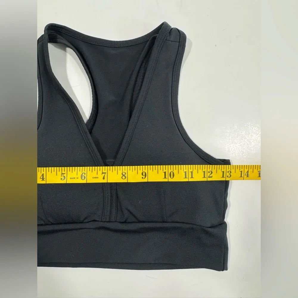 Fitness Bra - Brazilian Sport Bra size Medium Black - Picture 6 of 7
